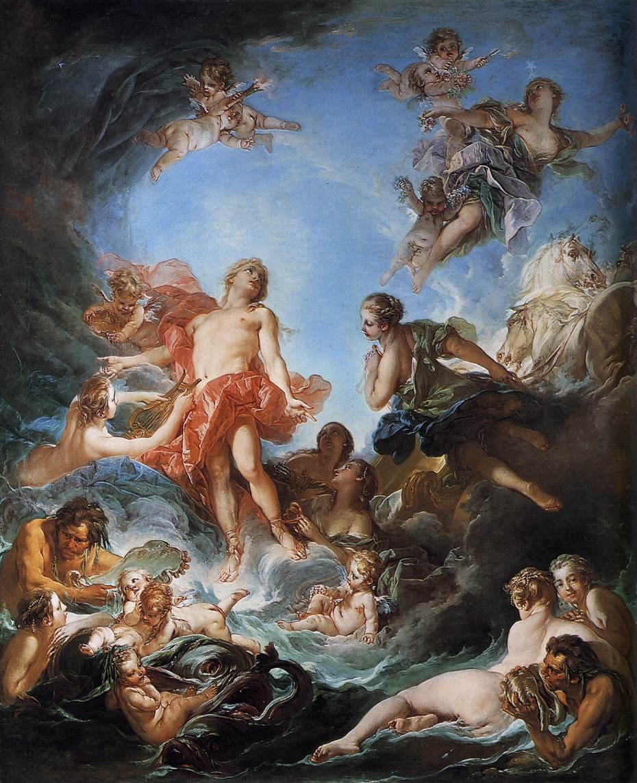 Der Aufgang der Sonne von François Boucher