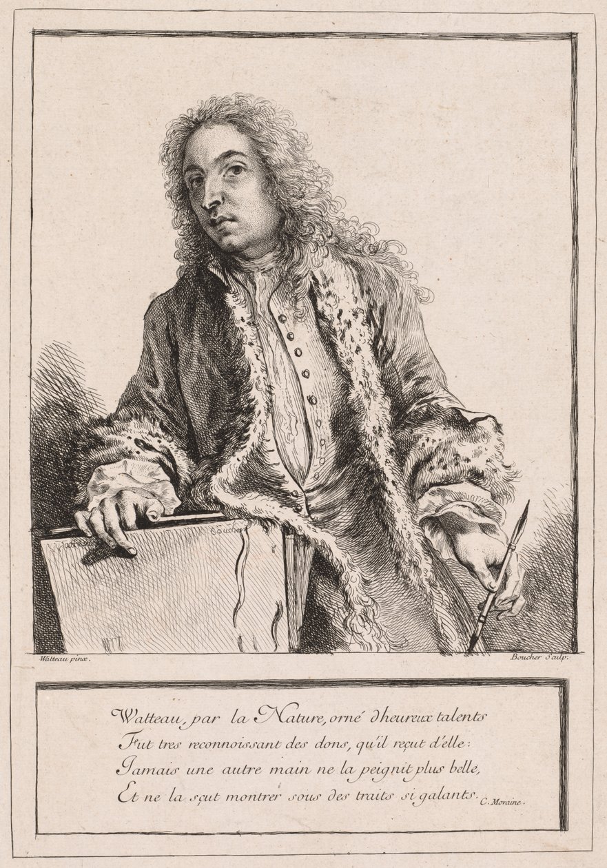 Antoine Watteau von François Boucher
