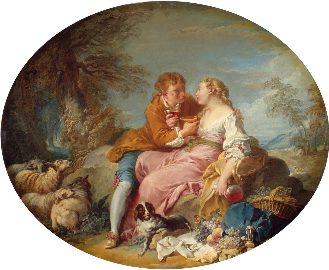 Pastorale Szene, frühe 1730er Jahre von François Boucher