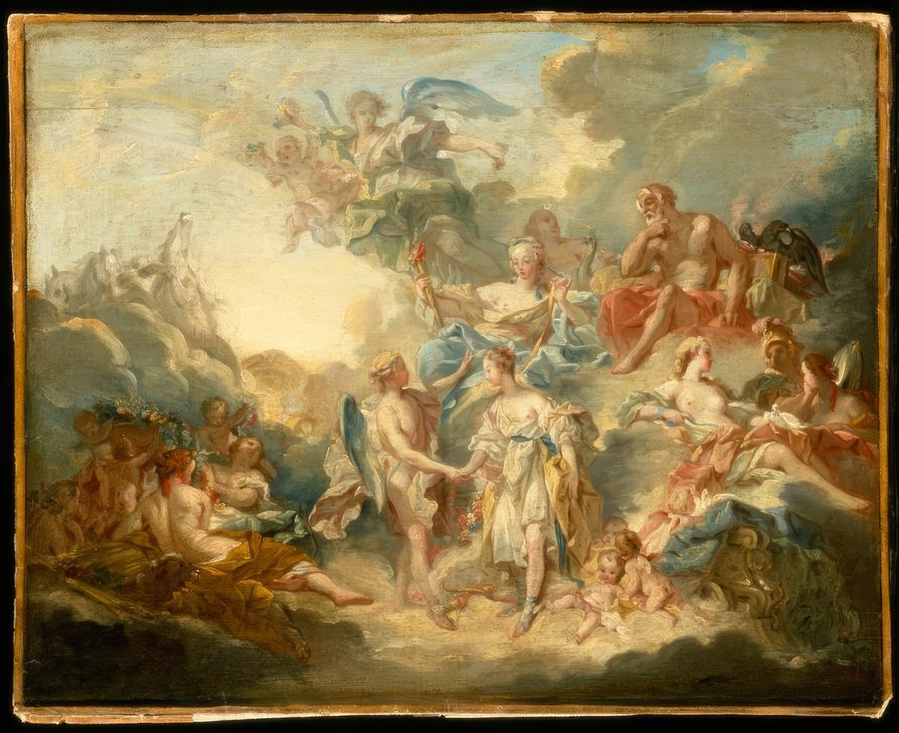 Hochzeit von Amor und Psyche von François Boucher