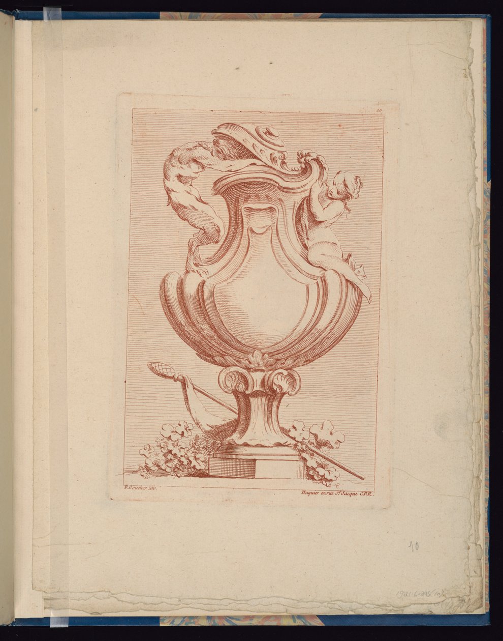 Tafel 10, Buch der Vasen von François Boucher