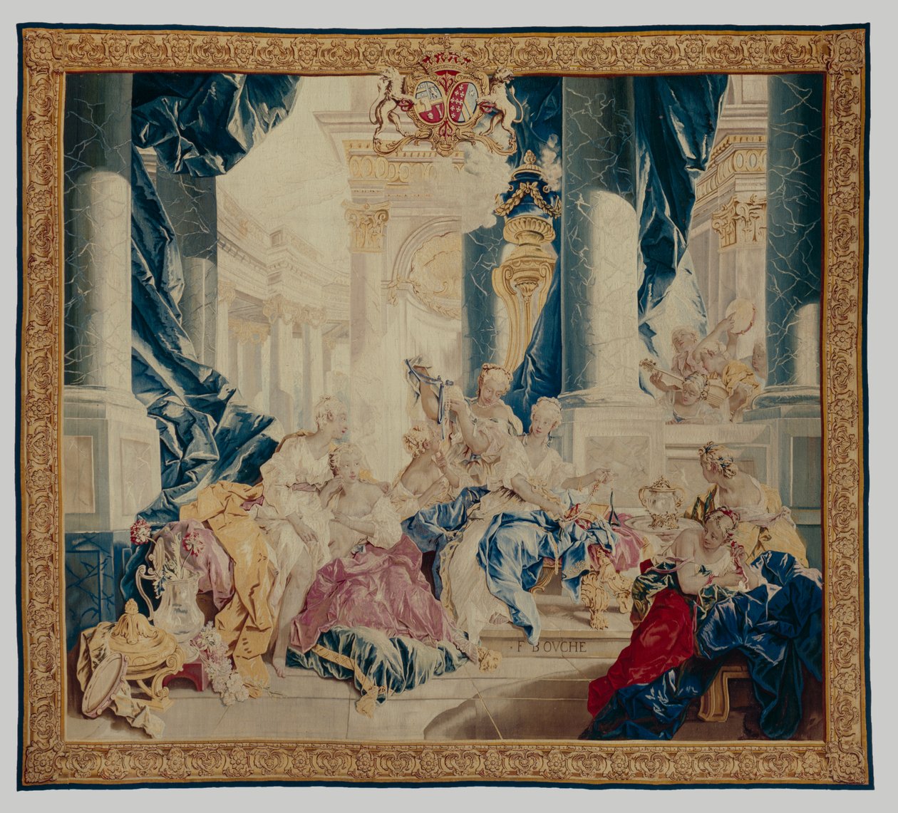 Psyche zeigt ihren Schwestern ihre Schätze, 1744-46 von François Boucher