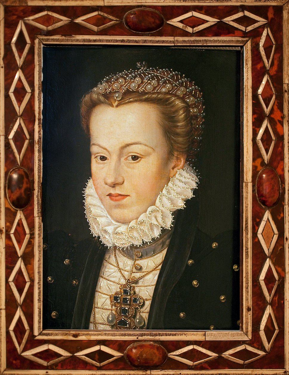 Porträt von Elisabeth von Österreich (1554-1592, Königin von Frankreich) von François Clouet