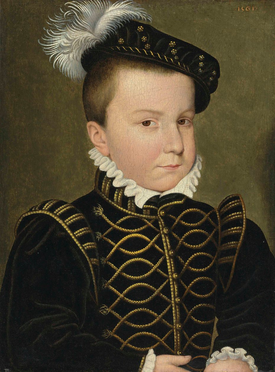Porträt von Hercule-François, Herzog von Alençon und Anjou (1555-1584) von François Clouet