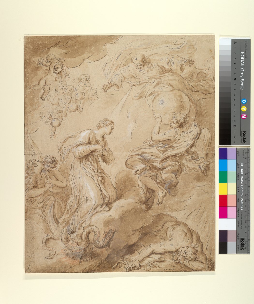 Die Unbefleckte Empfängnis, ca. 1700-37 von François Lemoyne
