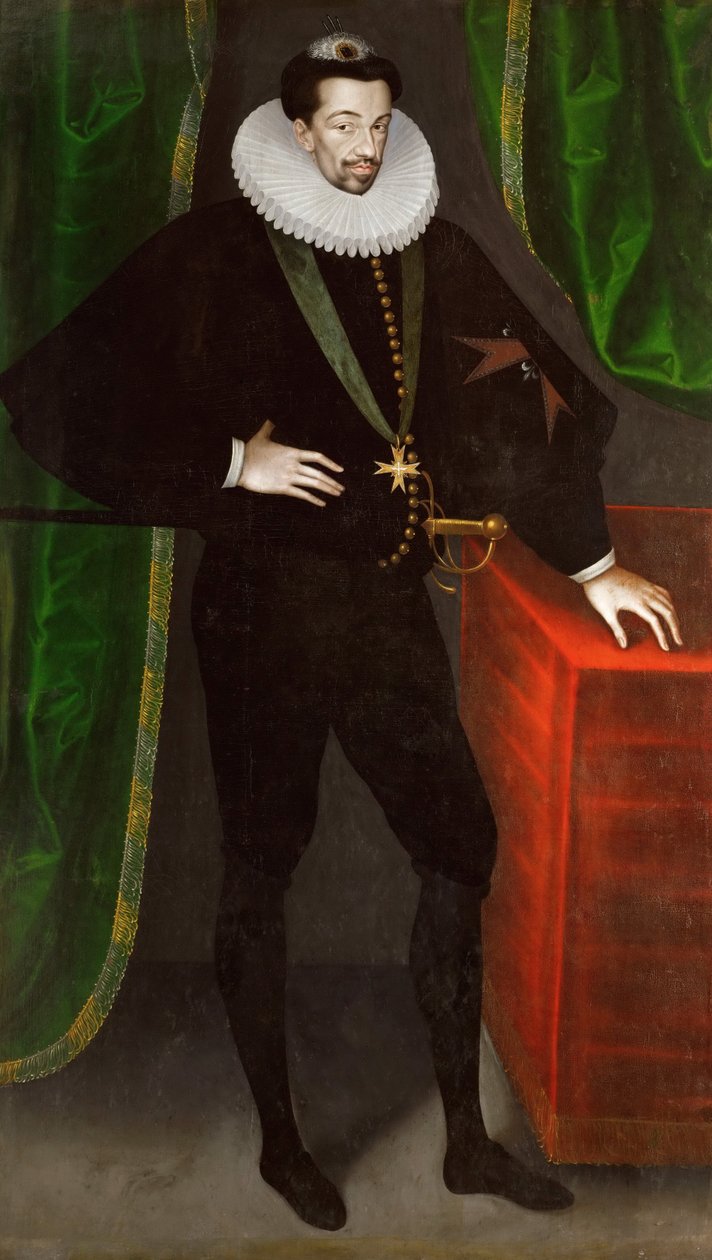 Porträt von Heinrich III. von Frankreich, König von Polen und Großherzog von Litauen von François Quesnel