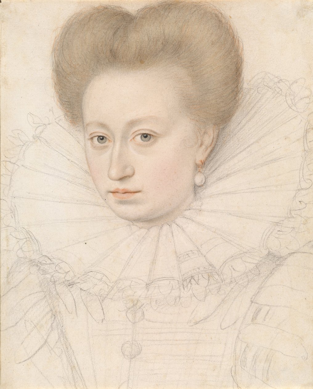 Porträt einer Adligen (Madame de Pellegars?) von François Quesnel