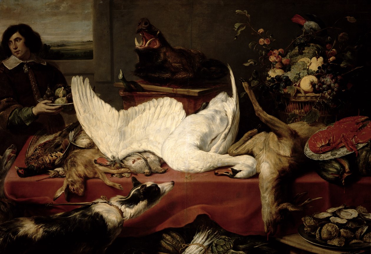 Stillleben mit Wild und Schalentieren von Frans Snyders or Snijders