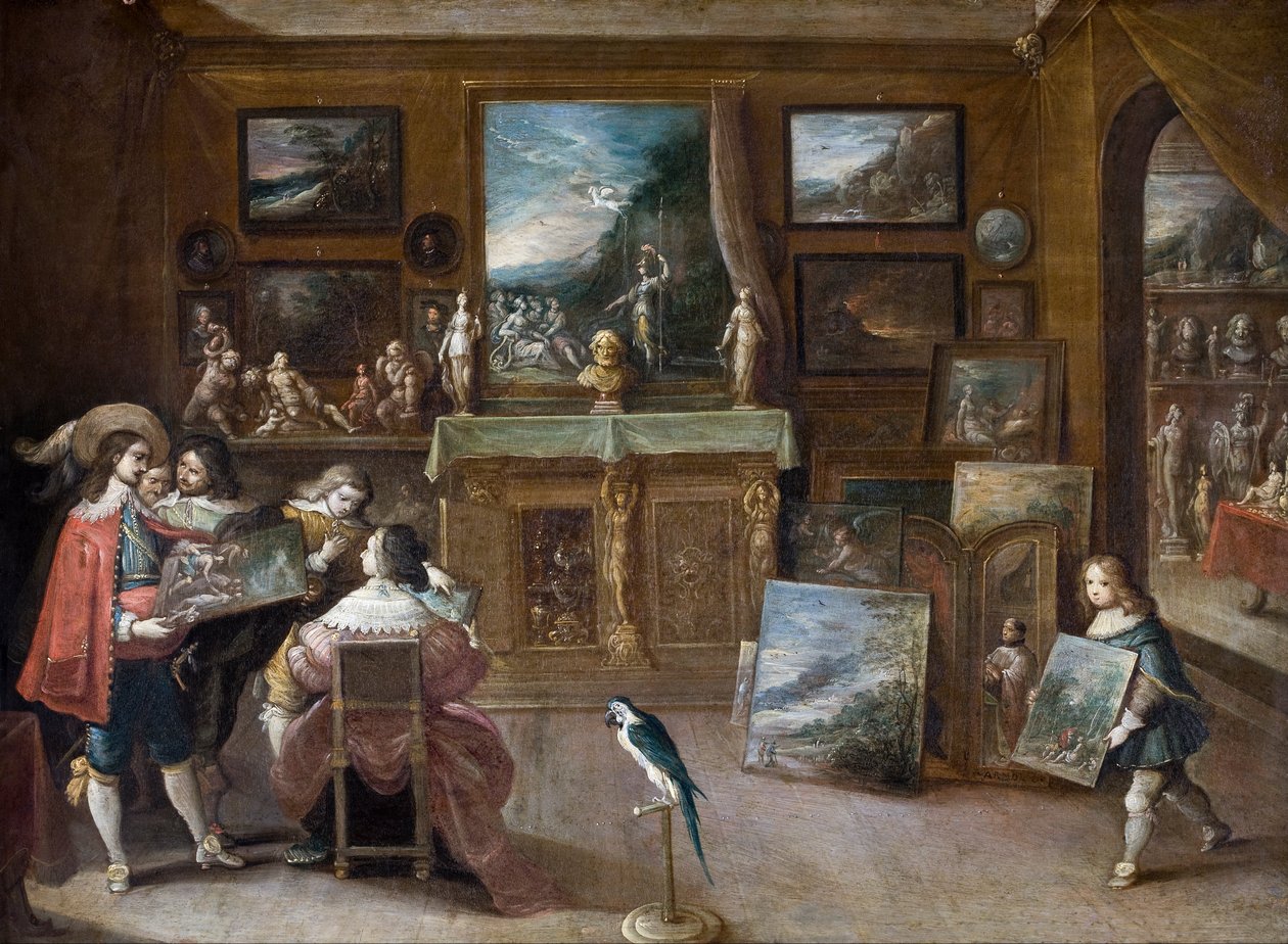 Ein Besuch beim Kunsthändler von Frans Francken the Younger