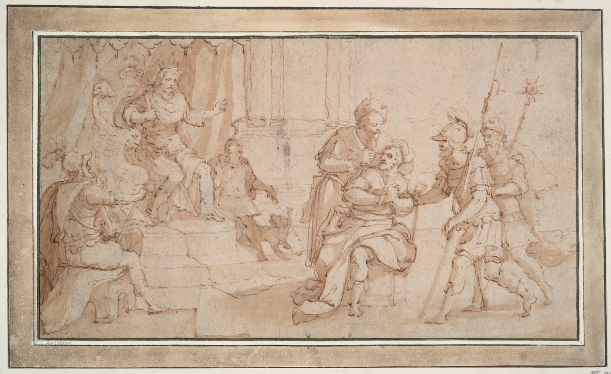 Die Blendung des Zaleukos von Lokri von Frans Francken the Younger