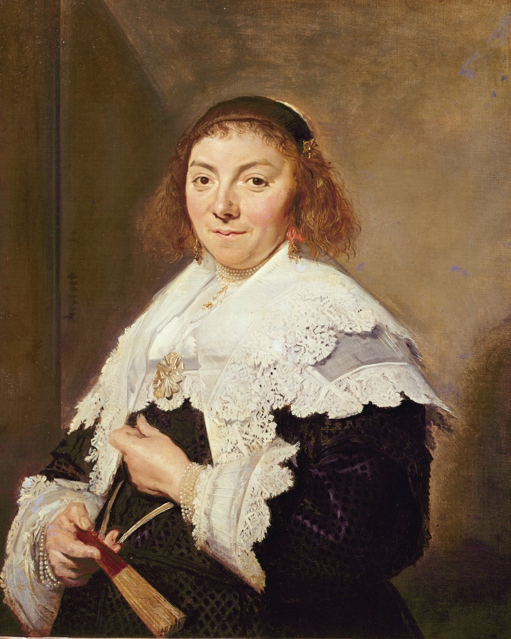 Maria Pietersdochter Olycann, Ehefrau von Andries van der Horn, 1638 von Frans Hals