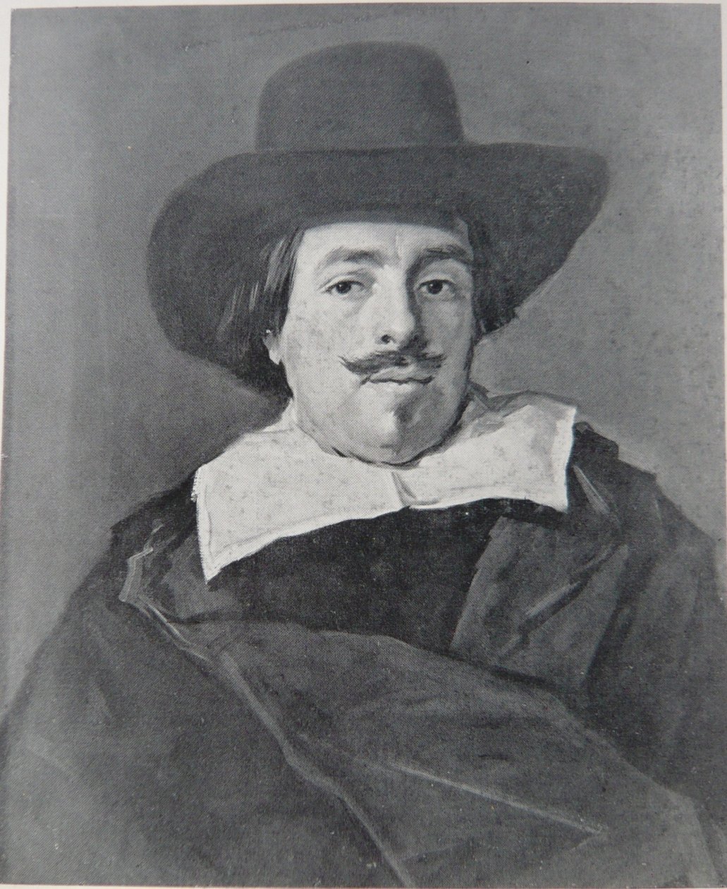 Porträt eines Mannes, der nach vorne schaut von Frans Hals