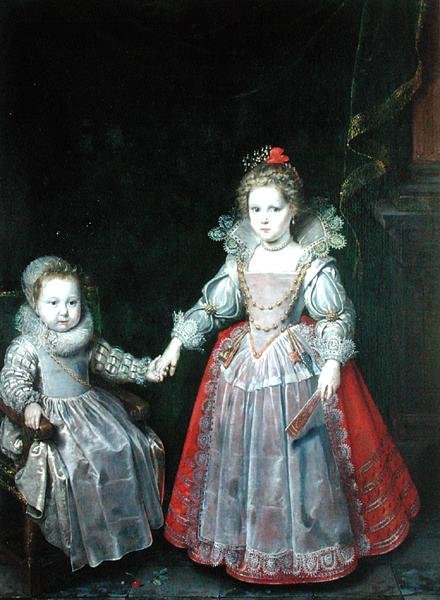 Philippe Emmanuel de Croy und seine Schwester Marie von Frans II Pourbus