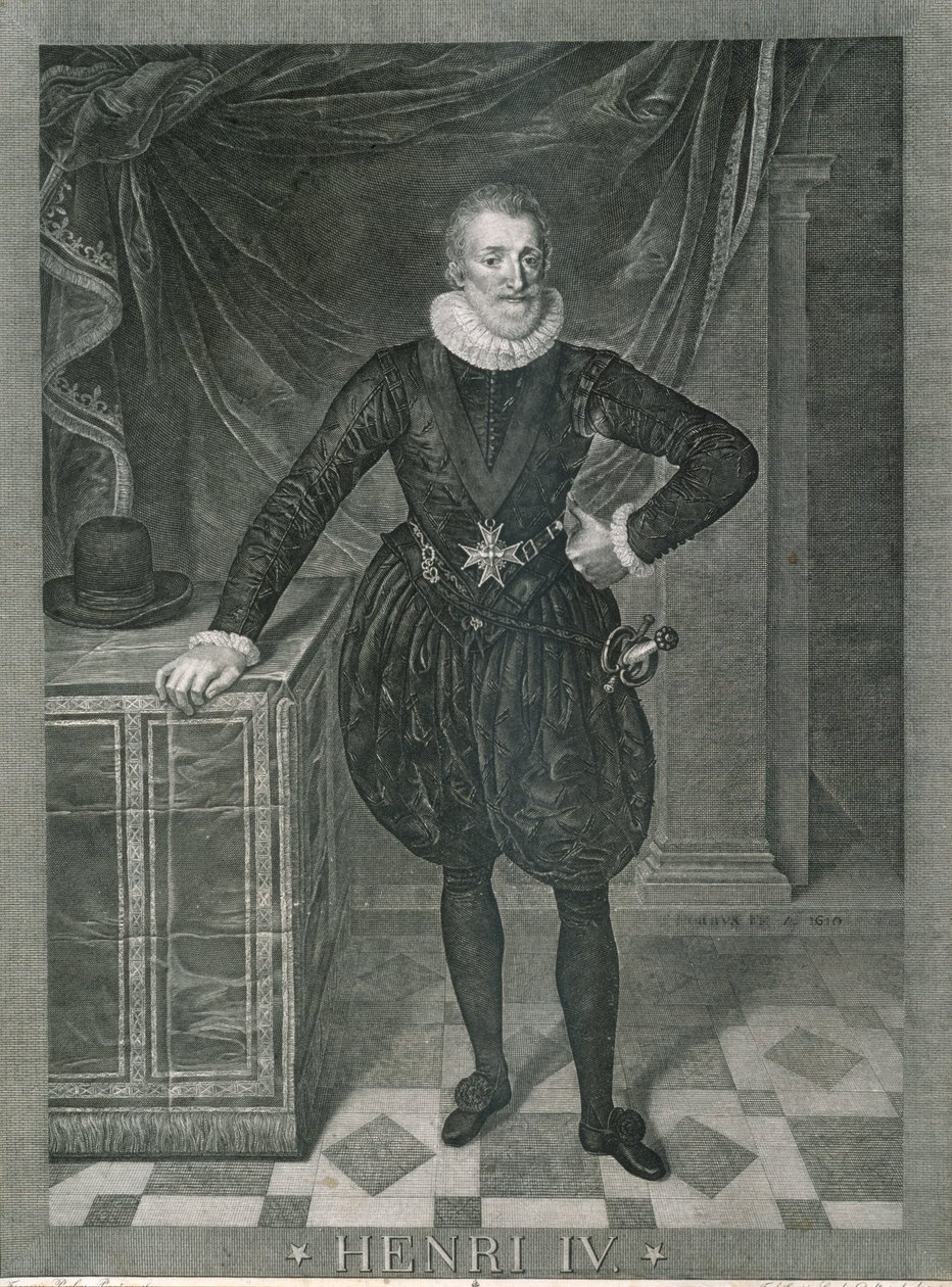 Porträt von Heinrich IV. von Frankreich von Frans II Pourbus