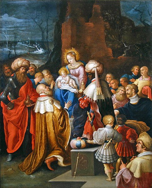 Die Anbetung der Heiligen Drei Könige von Frans II the Younger Francken