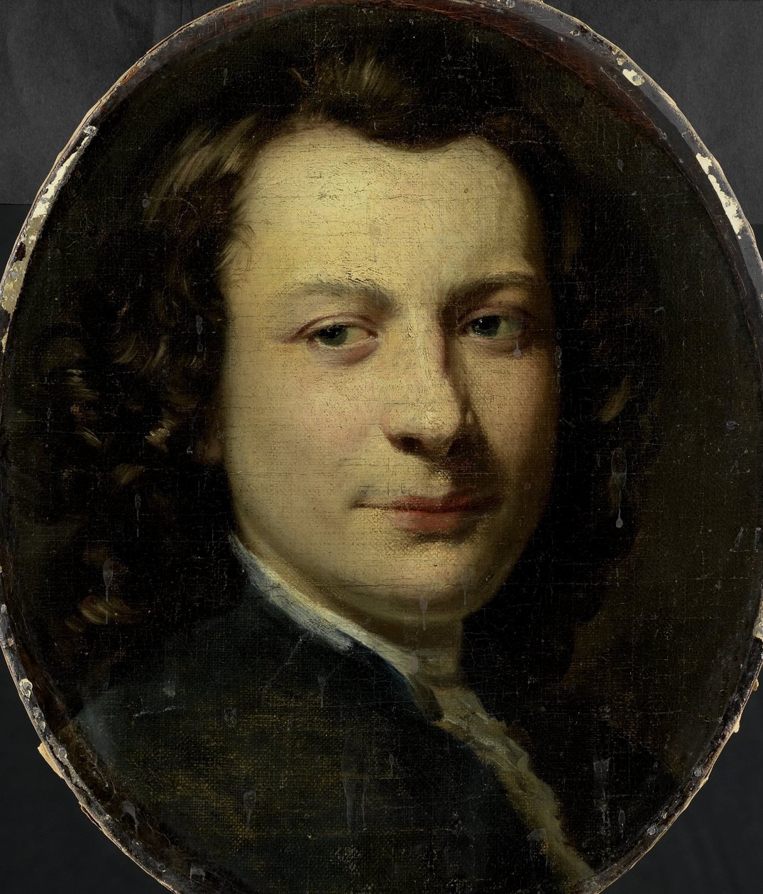 Porträt von George van der Myn, Maler von Frans van der Mijn