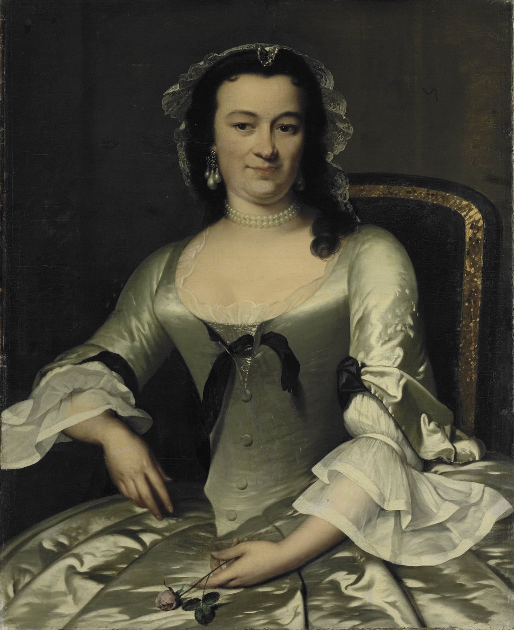 Porträt von Maria Henriëtte van de Pol von Frans van der Mijn
