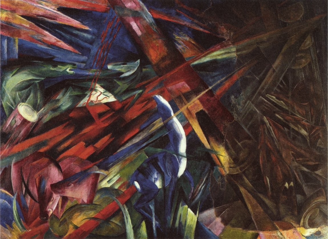 Das Schicksal der Tiere von Franz Marc
