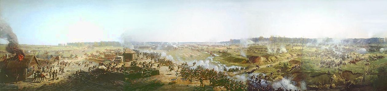 Panorama der Schlacht von Moskau 1812 oder Schlacht von Borodino von Franz Roubaud