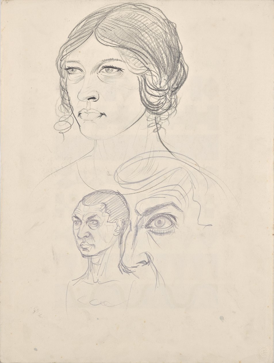 Porträtstudien Rosa und Walter Barwig von Franz Barwig der Ältere