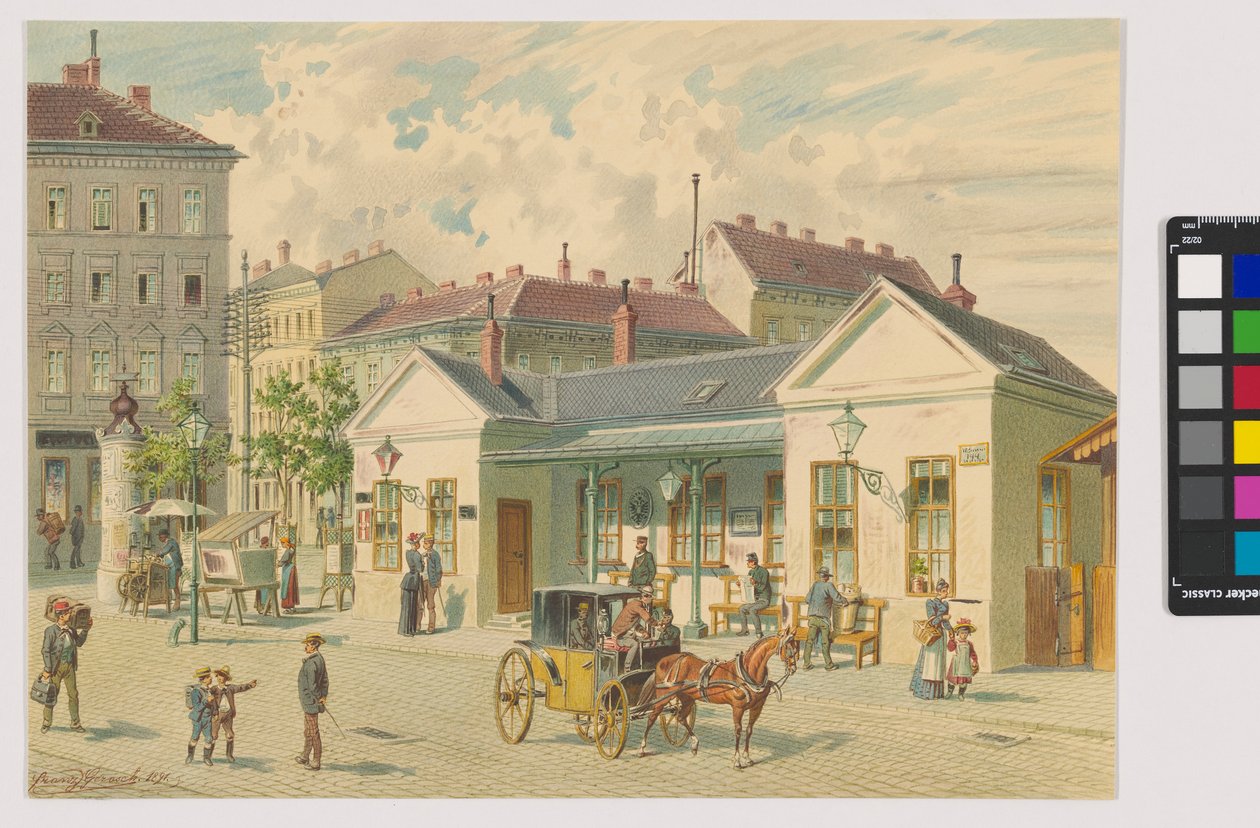 bez.: "Gumpendorfer Linie von Franz Gerasch