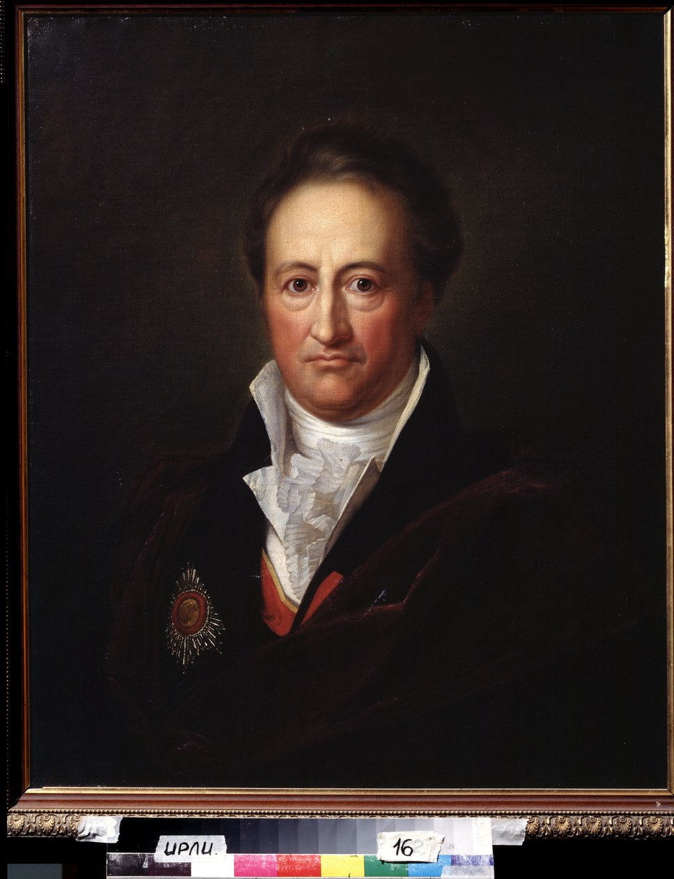 Porträt des Schriftstellers Johann Wolfgang von Goethe von Franz Gerhard von Kugelgen