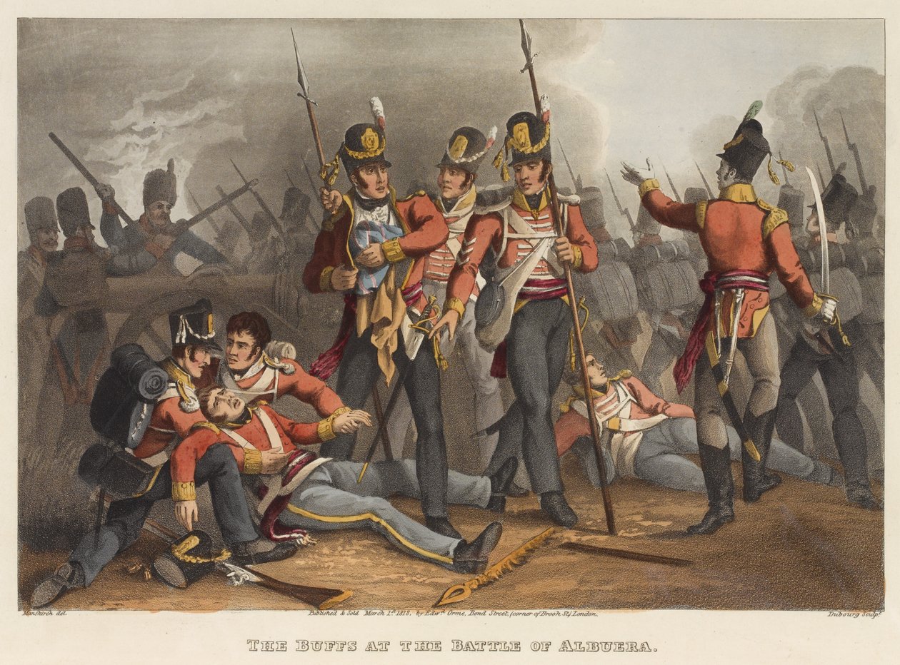 Die Buffs in der Schlacht von Albuera von Franz Joseph after Manskirch