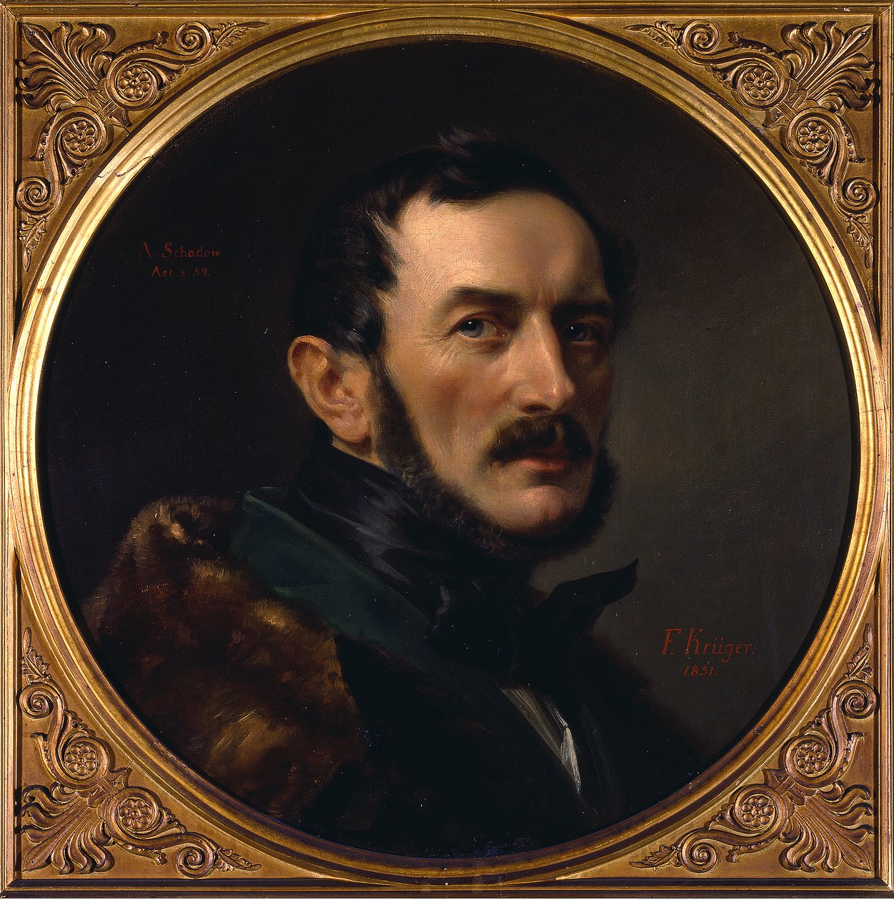 Porträt des Architekten Albert Dietrich Schadow von Franz Krüger