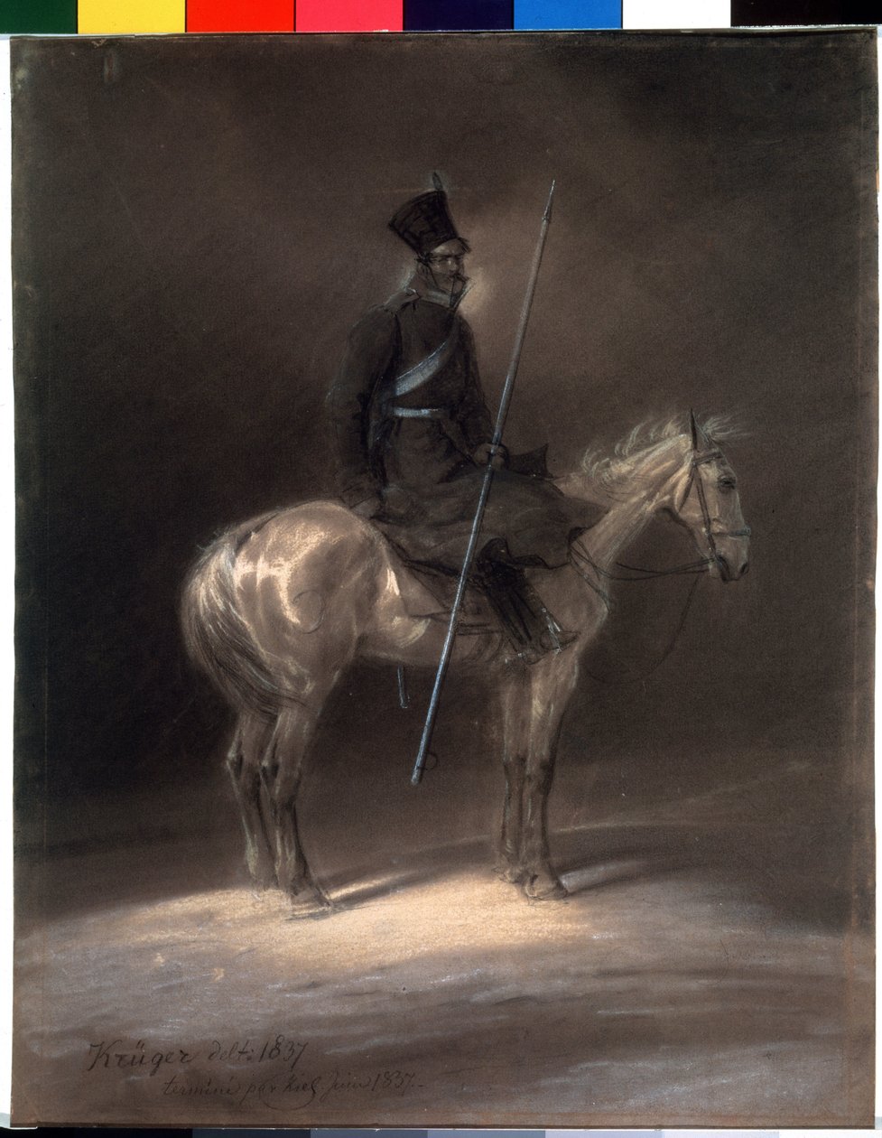 Kosake zu Pferd von Franz Krüger
