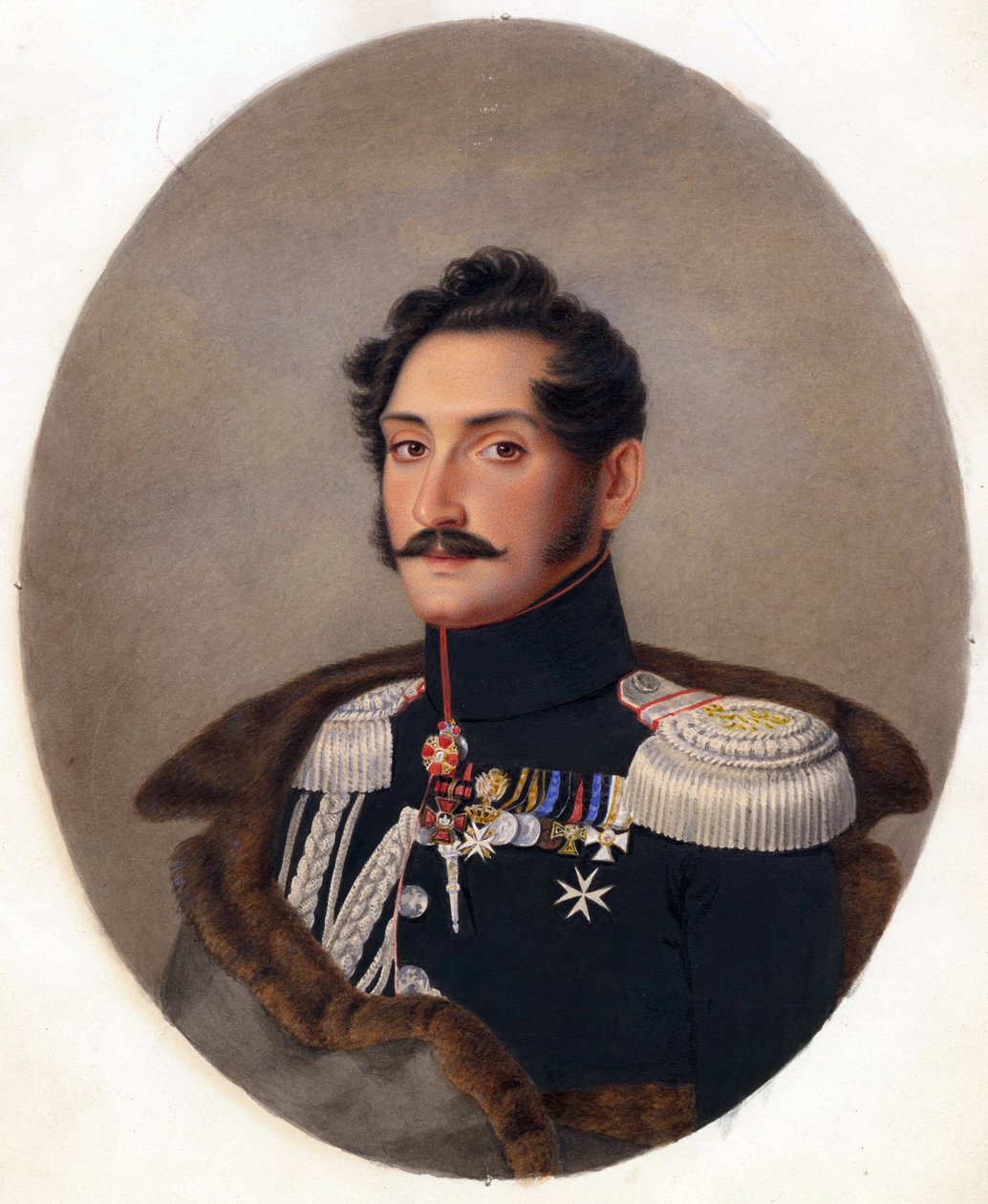 Porträt des Prinzen Alexey Fyodorovich Orlov von Franz Krüger