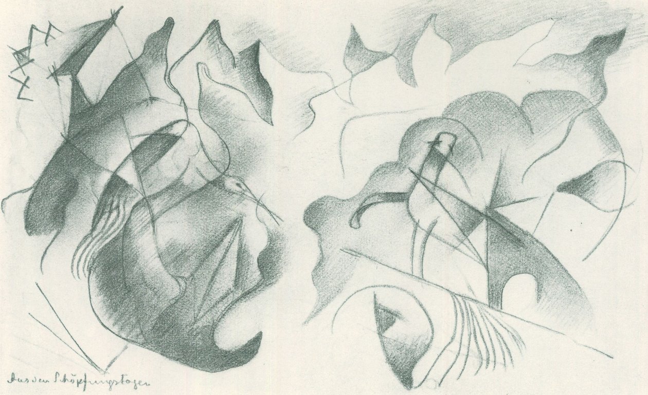 Aus den Schöpfungstagen von Franz Marc
