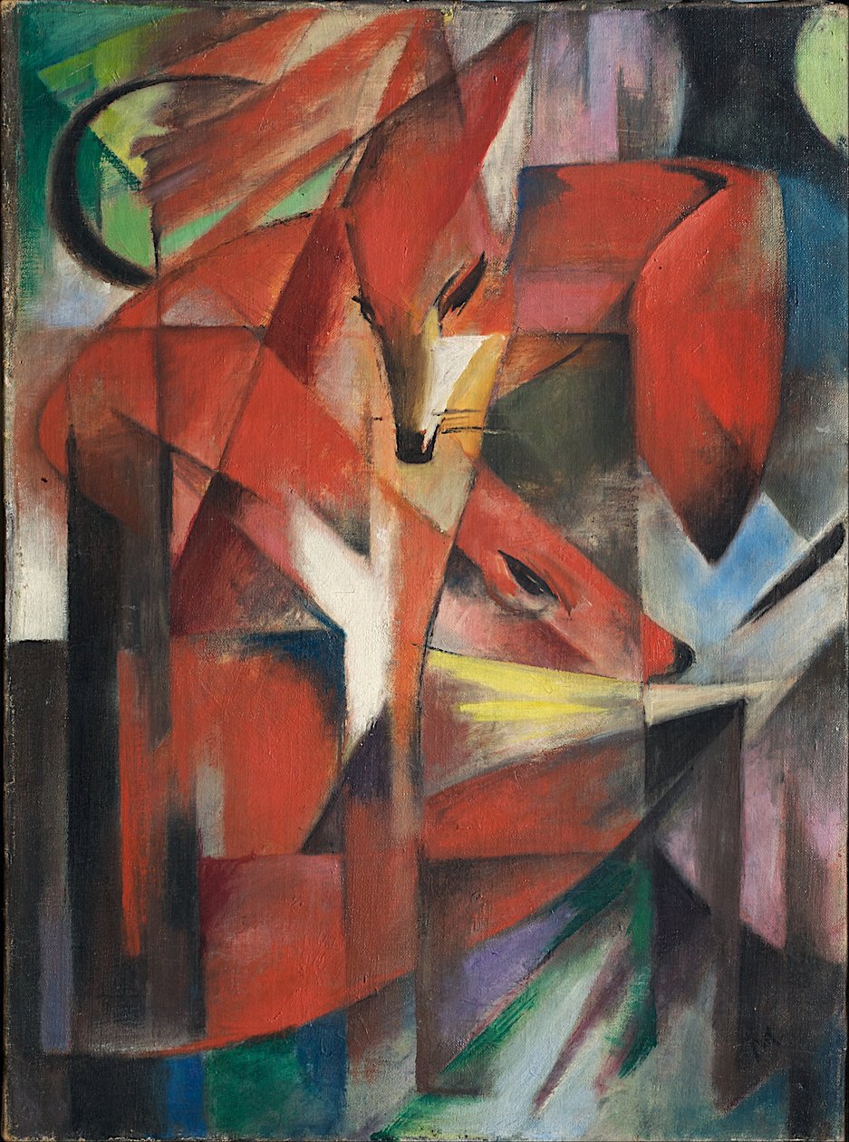 Die Füchse von Franz Marc