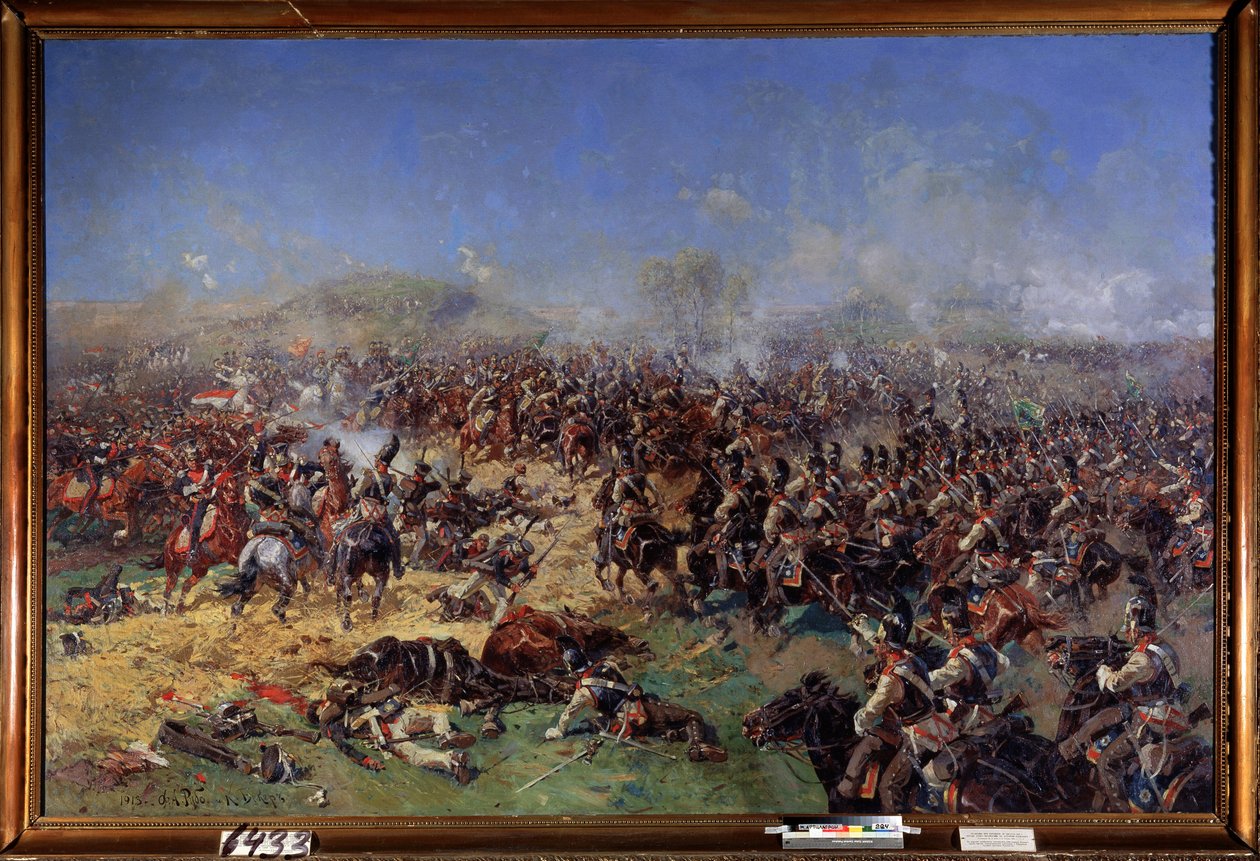 Russlandfeldzug (1812): Die Schlacht von Borodino, 26. August 1812 von Franz Roubaud
