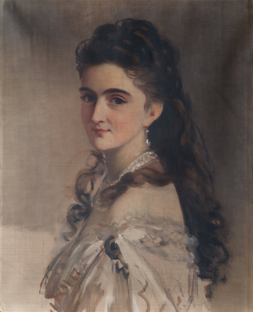 Sidonie Schrotzberg, geb. Stohl, die zweite Gattin des Künstlers von Franz Schrotzberg