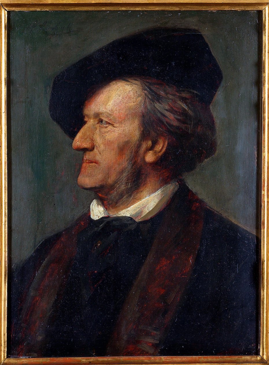 Porträt des Komponisten Richard Wagner von Franz Seraph von Lenbach