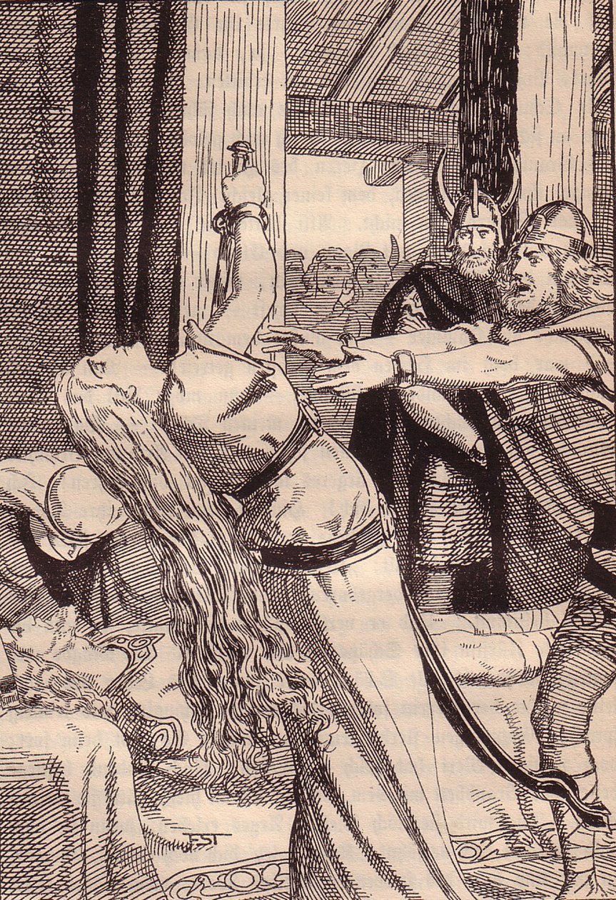 Illustration für Die Edda: Germanische Götter und Helden von Hans von Wolzogen von Franz Stassen