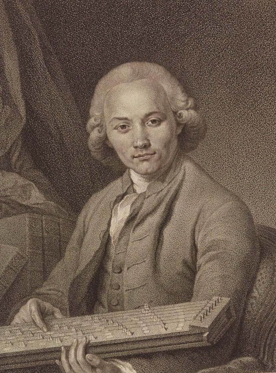 Porträt des Organisten und Komponisten Georg Joseph Vogler 1749-1814, ca. 1795 von Franz Valentin Durmer