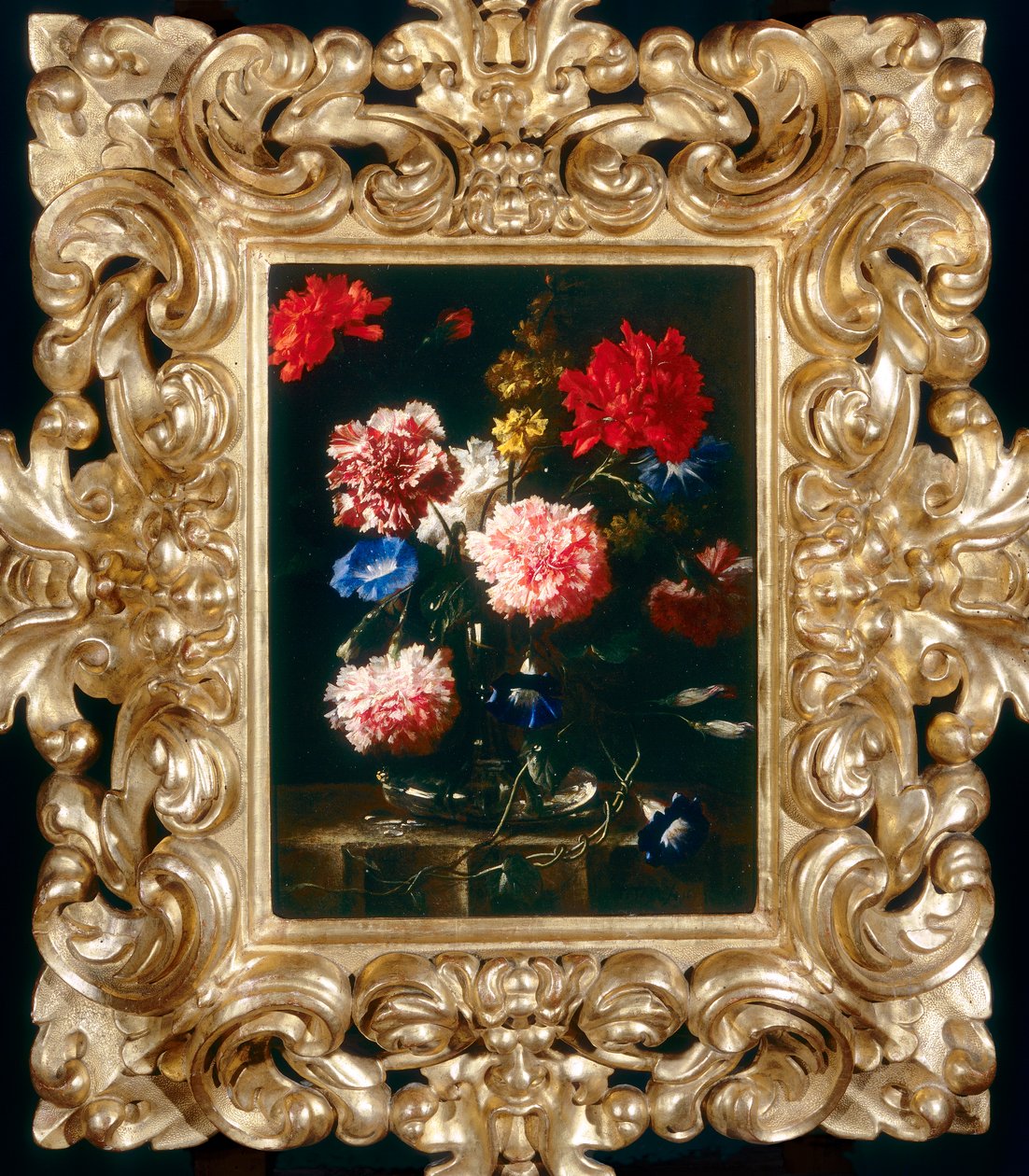 Stillleben mit Blumen in einer Glasvase von Franz Werner Tamm