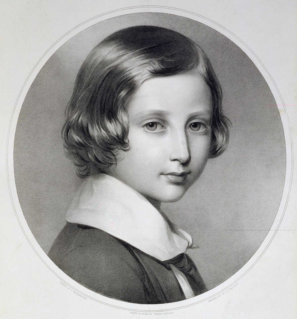 Albert, Prinz von Wales (1841-1910), ursprünglich graviert von Thomas Fairland, veröffentlicht von M. und N. Hanhart, 1852 (Lithographie) von Franz Xaver Winterhalter