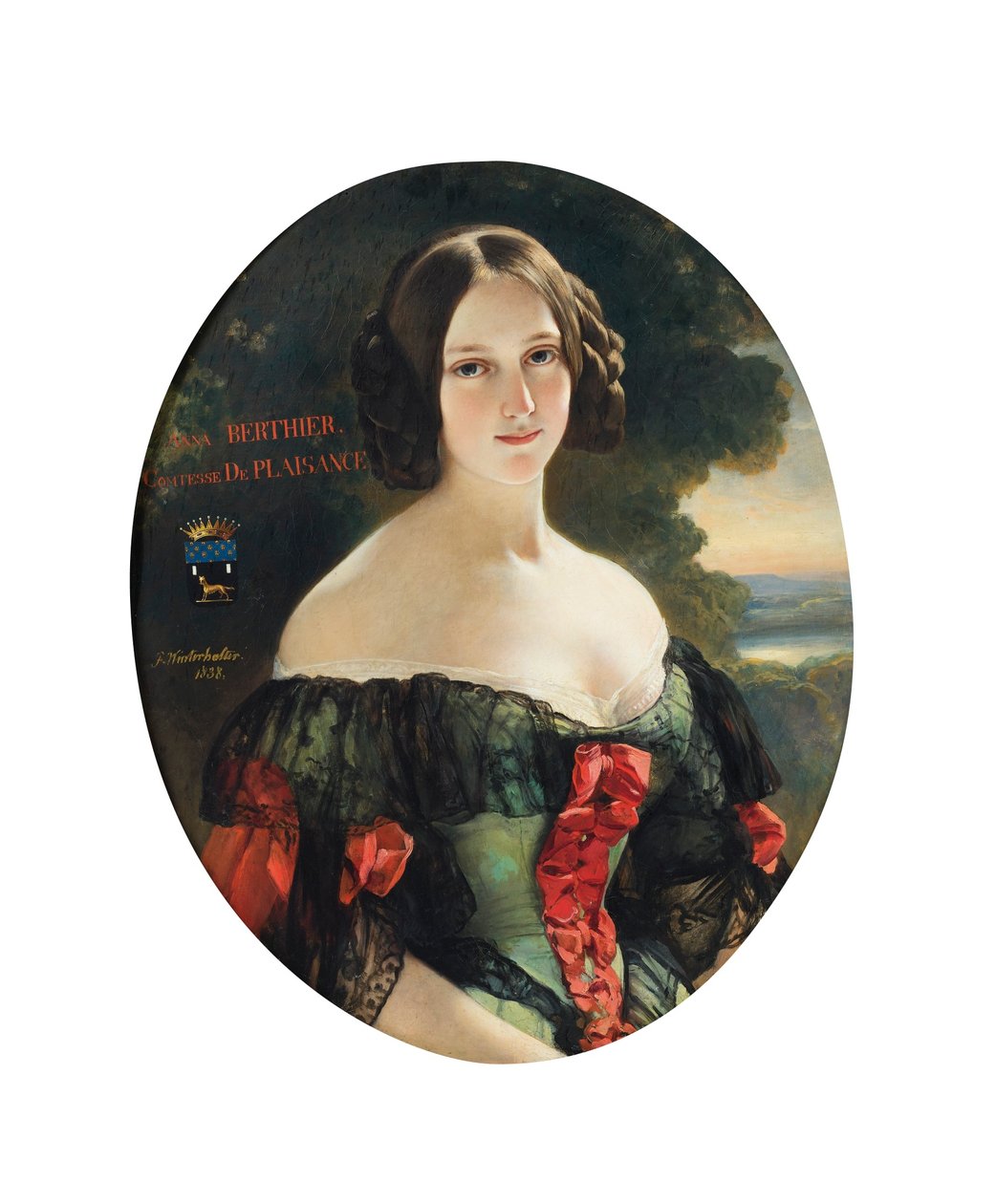 Anne, Gräfin von Plaisance (1815-1878), später Herzogin von Plaisance, geborene Mlle Bertier de Wagram von Franz Xaver Winterhalter