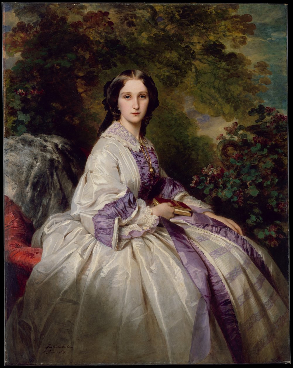 Gräfin Alexander Nikolaevitch Lamsdorff (Maria Ivanovna Beck, 1835–1866) von Franz Xaver Winterhalter