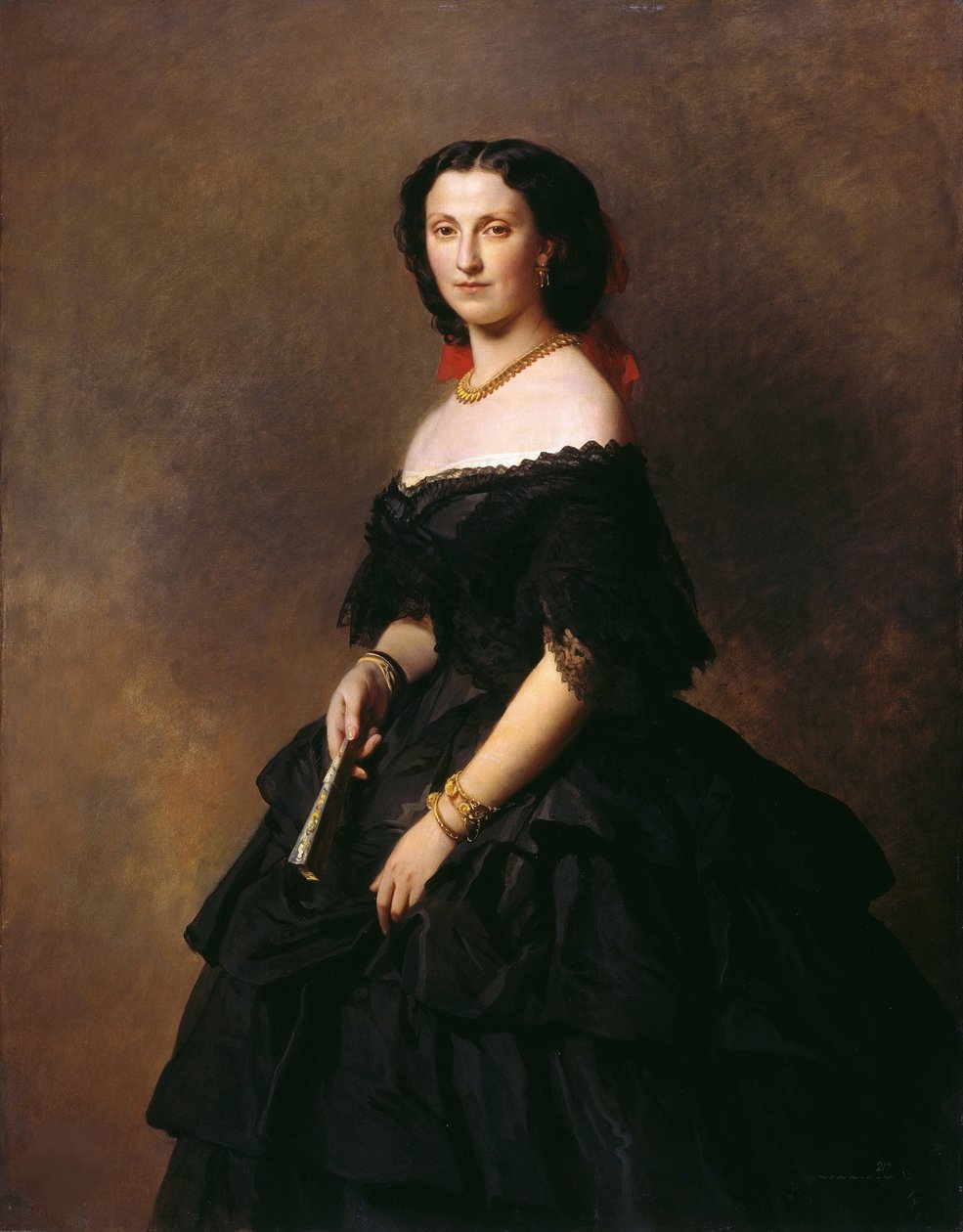 Porträt von Herzogin Elizaveta Alexandrovna Baryatinskaya, geborene Prinzessin Chernysheva 1826-1902 von Franz Xaver Winterhalter