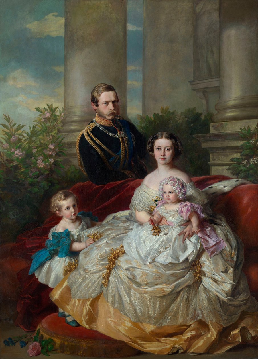 Die Familie des Kronprinzen und der Kronprinzessin Friedrich Wilhelm von Preußen von Franz Xaver Winterhalter