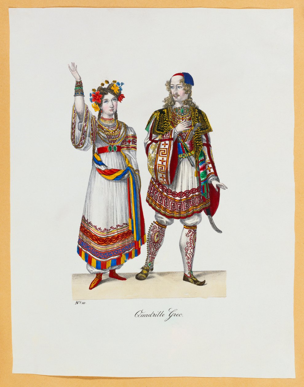Eine Sammlung von Kostümen, 1827 von Franz Xavier Nachtmann