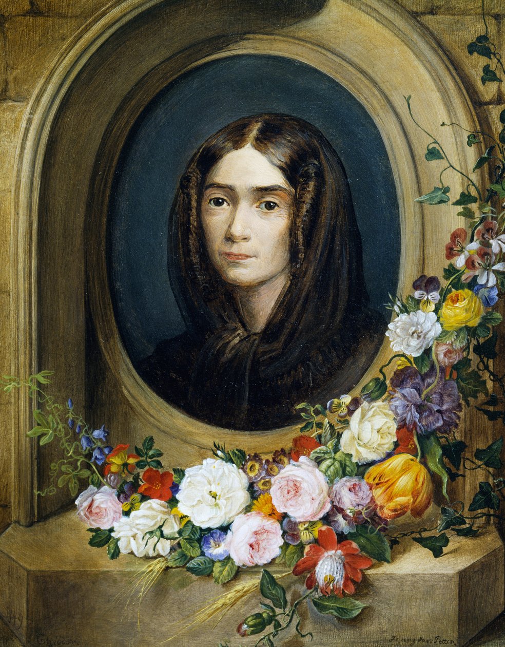 Porträt von Katharina Petter von Franz Xavier Petter