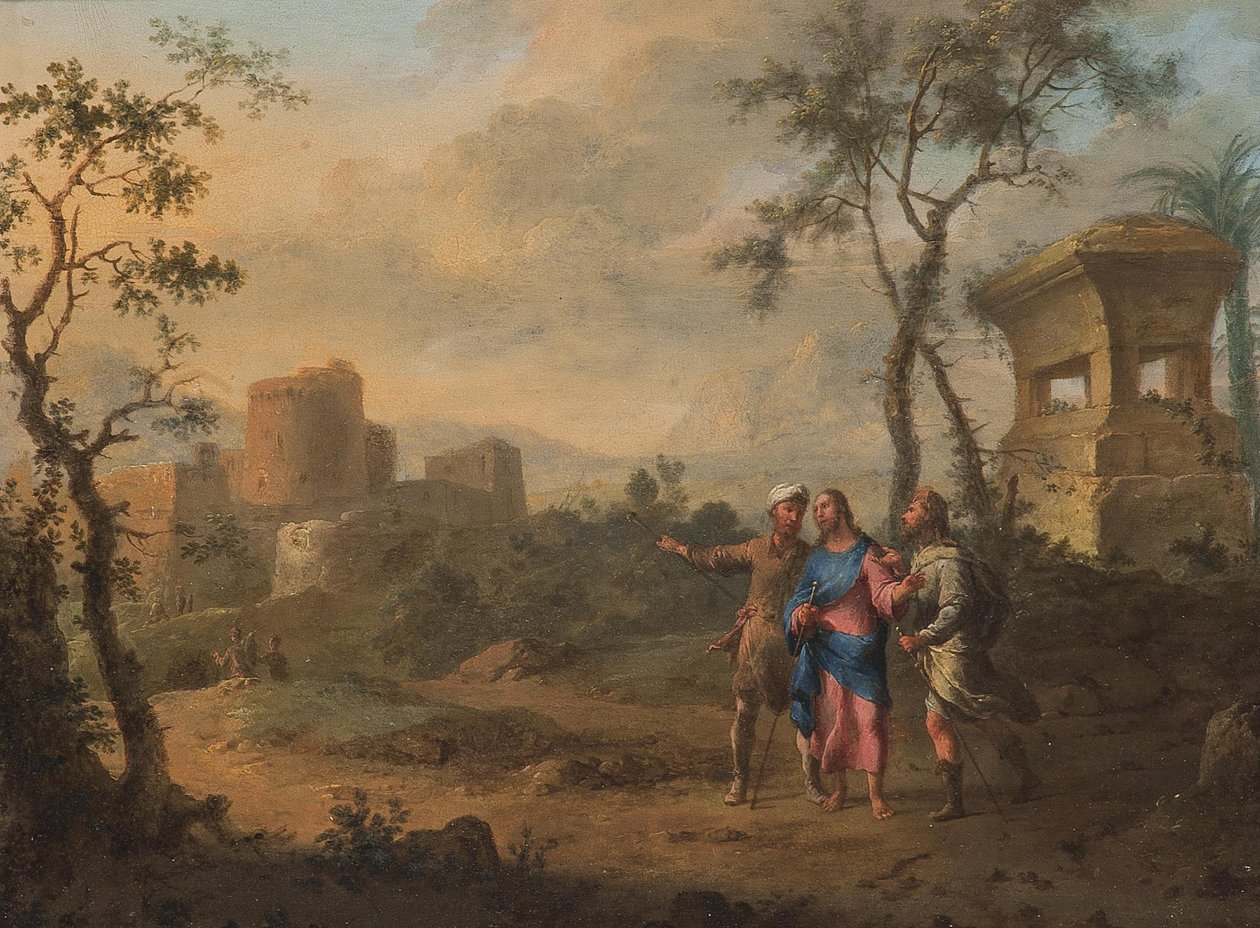 Auf dem Weg nach Emmaus von Franz de Paula Ferg