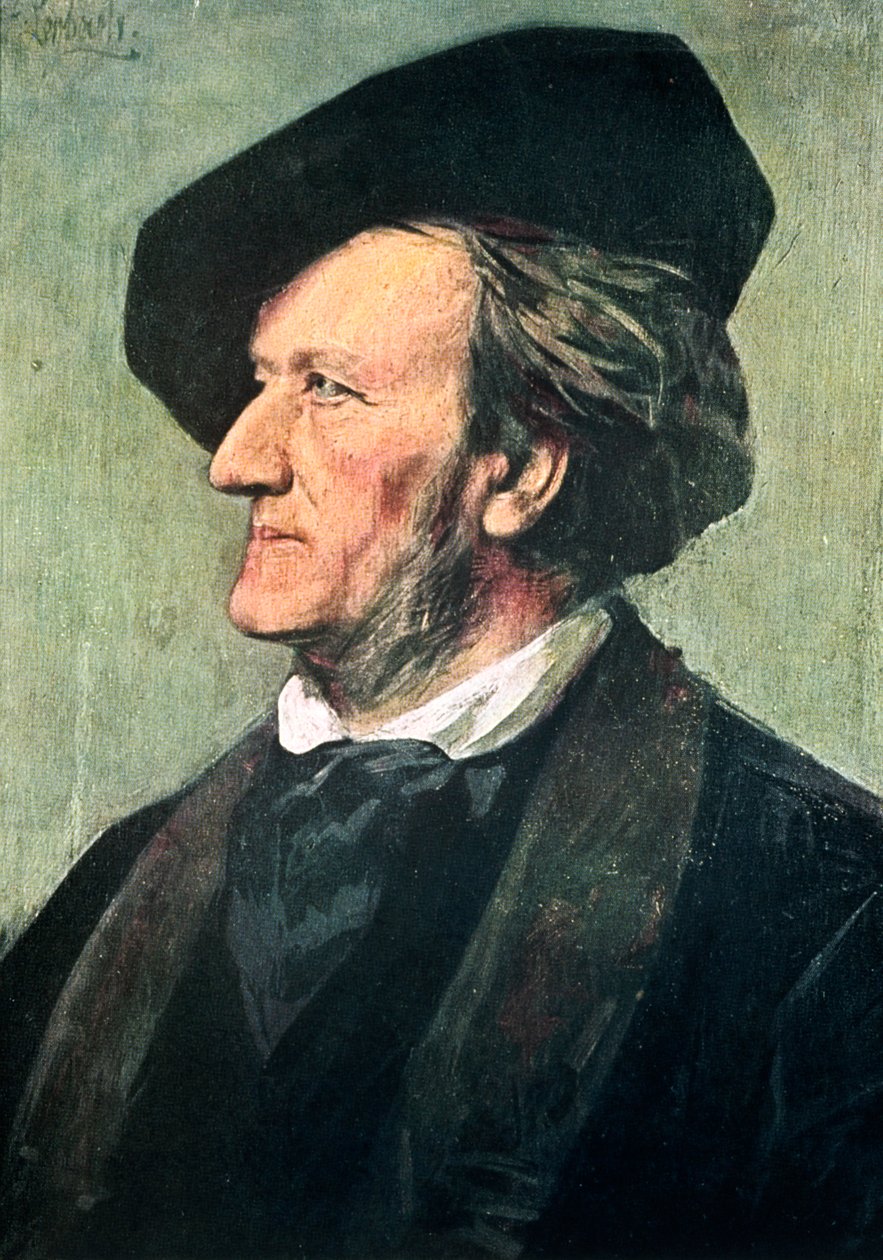 Richard Wagner 1813-1883, deutscher Komponist, Dirigent und Essayist, späte 19. Jahrhundert von Franz von Lenbach