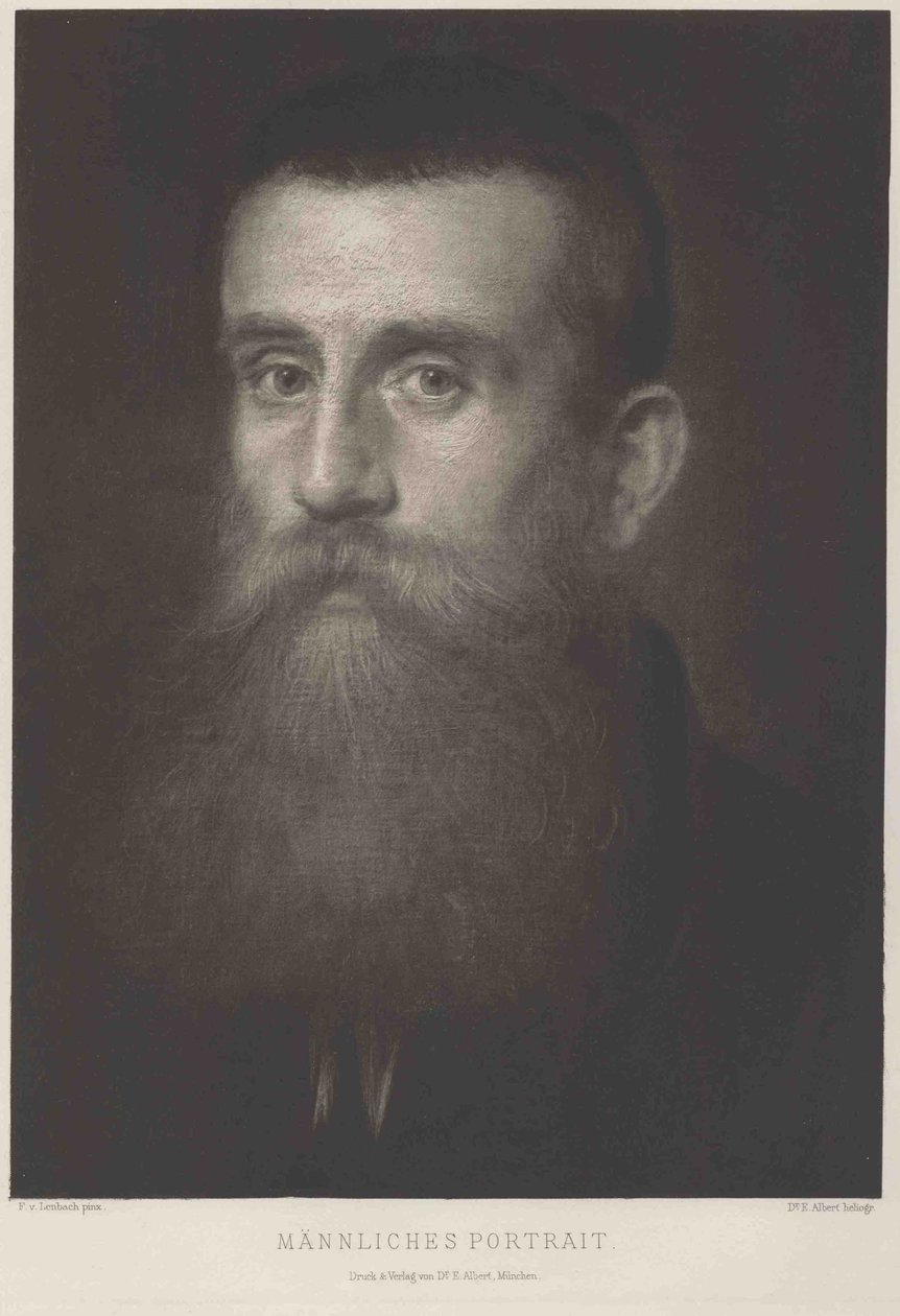 Studienkopf von Franz von Lenbach