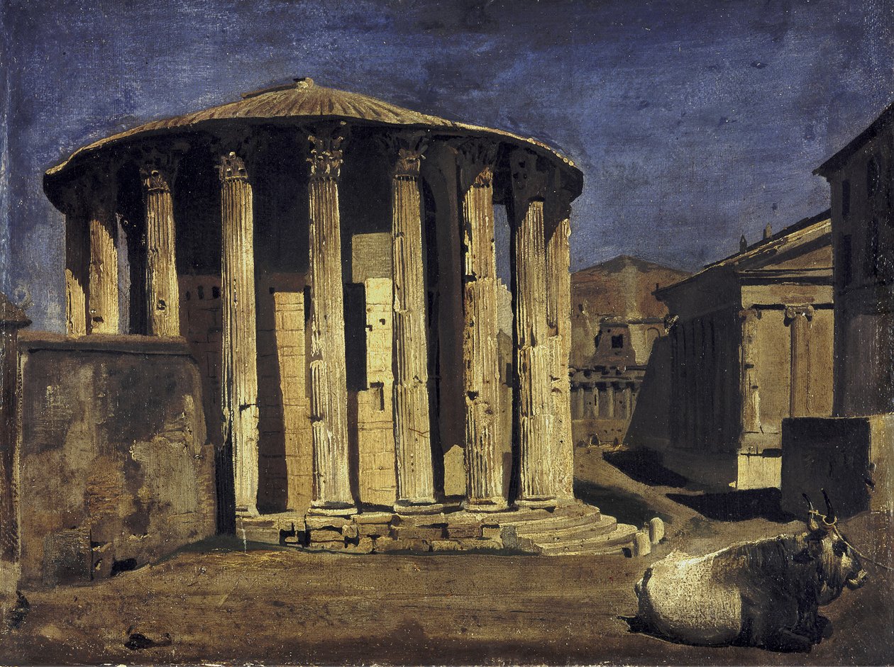 Vesta-Tempel in Rom von Franz von Lenbach