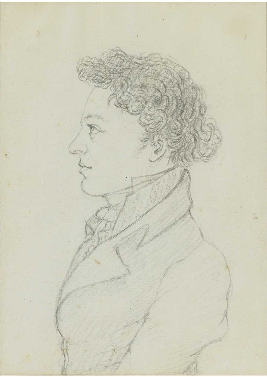 Franz Schubert 1797-1828, im Alter von 17 Jahren, ca. 1814 von Franz von Schober